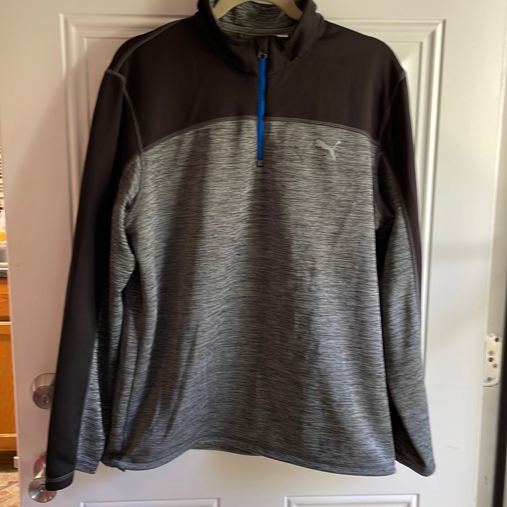 PUMA L/S shirt size Medium Gray/Black